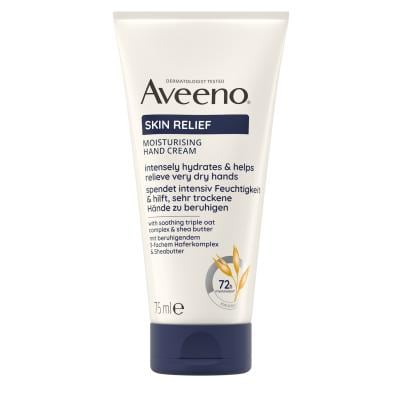 AVEENO Skin Relief mitrinošs roku krēms bez smaržas 75ml