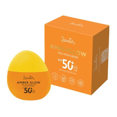 DZINTARS Amberglow SPF 50+ mitrinošs krēms sejai 50ml