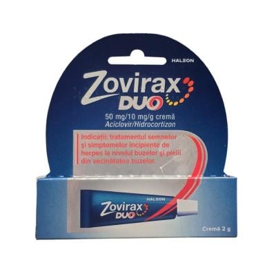 ZOVIRAX Duo 50mg/10mg/g krēms 2g