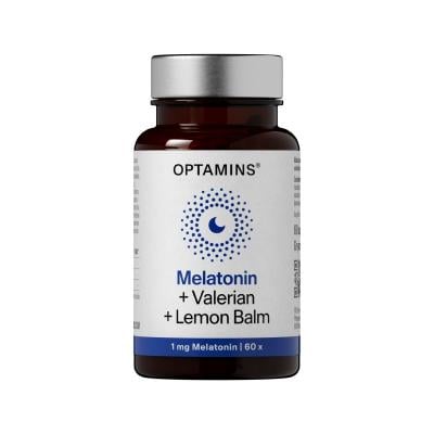 OPTAMINS Melatonin + Valerian + Lemon Balm kapsulas N60