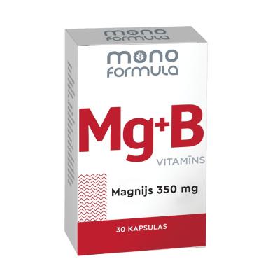 MONO FORMULA Mg+B6 vitamīns kapsulas N30