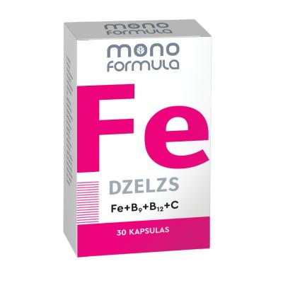 MONO FORMULA Dzelzs kapsulas N30