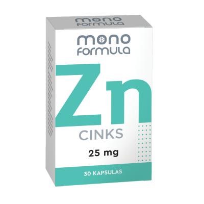 MONO FORMULA Cinks 25mg kapsulas N30