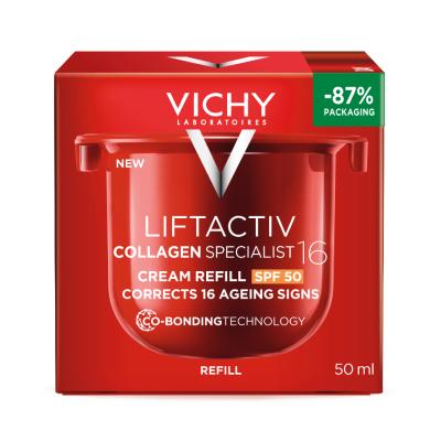 VICHY Liftactiv Collagen Specialist 16 SPF50 krēms Refill 50 ml