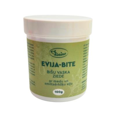 EVIJA-BITE bišu vaska ziede ar medu un smiltsērkšķu eļļu 100g