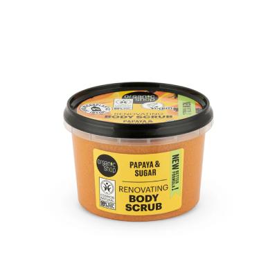ORGANIC SHOP Papaya&Sugar ķermeņa skrubis 250ml