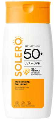 SOLERO SPF50+ mitrinošs saules aizsarglosjons sejai 200ml