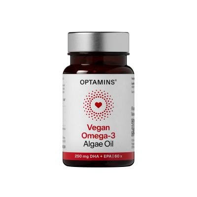 OPTAMINS Vegan Omega-3 Algae Oil kapsulas N60