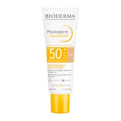 BIODERMA Photoderm SPF50+ akvafluīds ar gaišu toni 40 ml