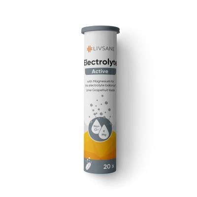 LIVSANE Electrolyte Active šķīstošās tabletes N20