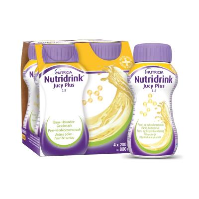 NUTRIDRINK Jucy Plus ar bumbieru un plūškoka ziedu garšu 200ml N4