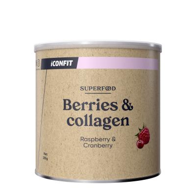 ICONFIT Superfood kolagēns ar aveņu un dzērveņu garšu 250g