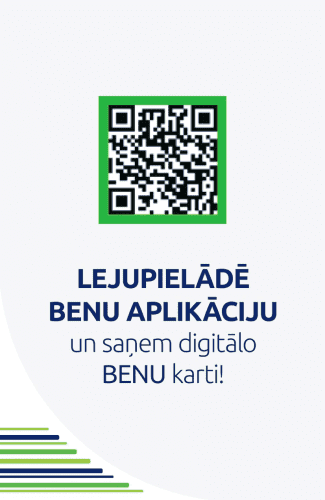 Lejupielādē BENU aplikāciju