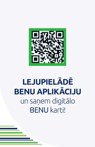 Lejupielādē BENU aplikāciju