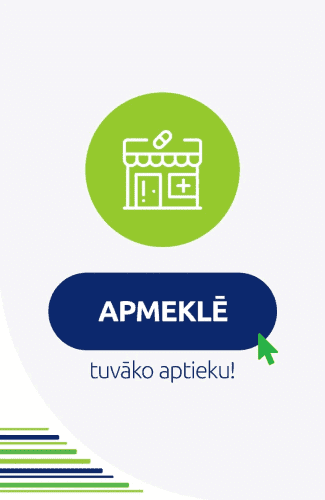 Apmeklē tuvāko aptieku