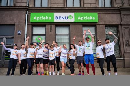 BENU Aptieka un Tamro komanda aizvada startus visās Rimi Rīgas maratona distancēs!