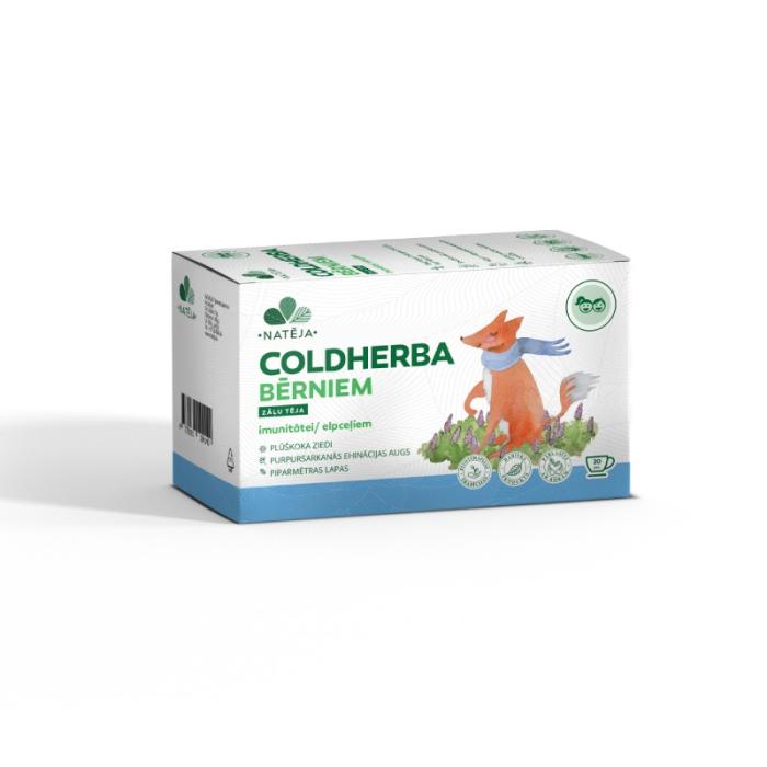 NATĒJA ColdHerba bērniem, zāļu tēja N20