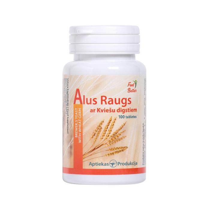 Alus Raugs ar kviešu dīgstiem - 0,625 g tabletes N100