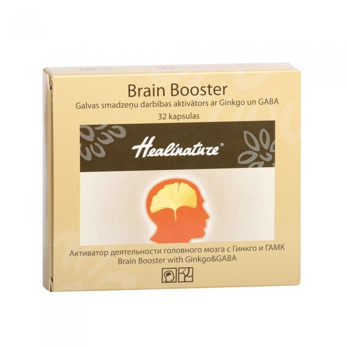Healinature Brain Booster 0,51 g cietā želatīna kapsulas N32