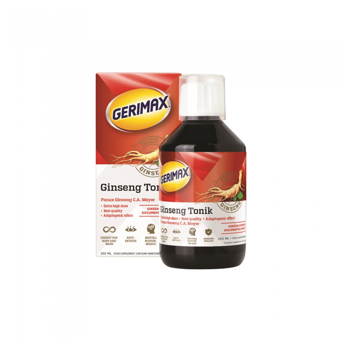 GERIMAX GINSENG TONIC 250 ml