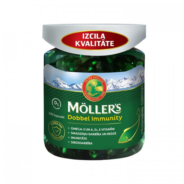 Möller’s Dobbel Immunity kapsulas N100