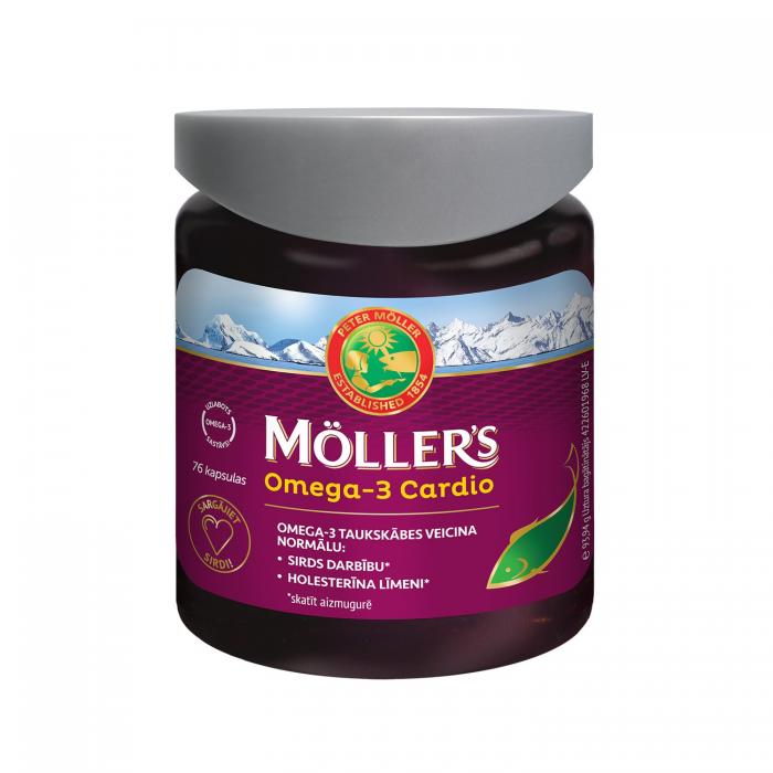 Möller’s Omega-3 Cardio kapsulas N76