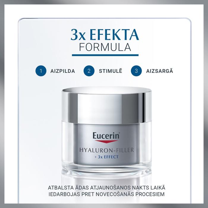 EUCERIN Hyaluron Filler pretgrumbu nakts krēms 50 ml