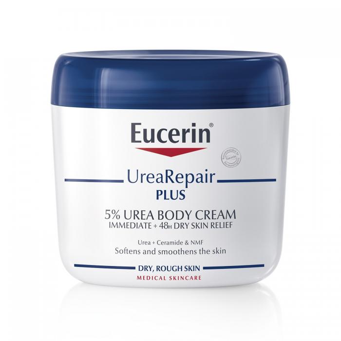 EUCERIN UreaRepair ķermeņa krēms sausai ādai ar 5% urea 450 ml 