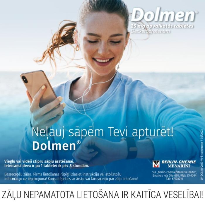 DOLMEN 25 mg tabletes N10   