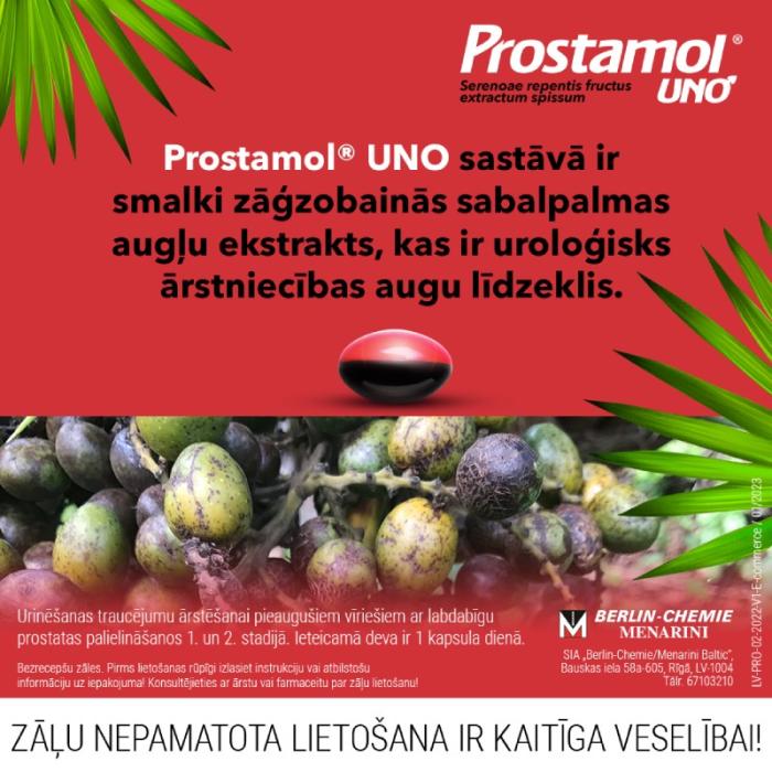 PROSTAMOL Uno 320mg mīkstās kapsulas N60