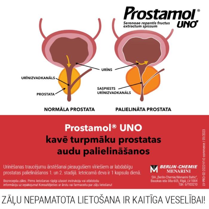 PROSTAMOL Uno 320mg mīkstās kapsulas N60