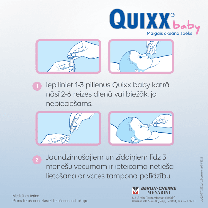 QUIXX Baby deguna pilieni 10 ml  
