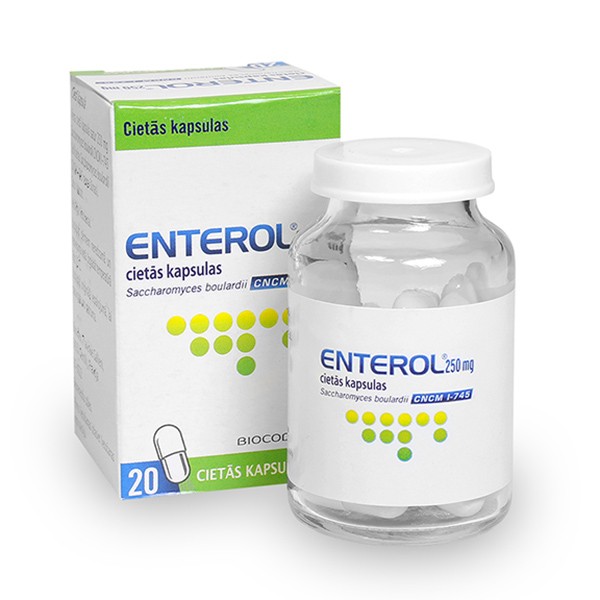 Enterol 250 mg cietās kapsulas N20