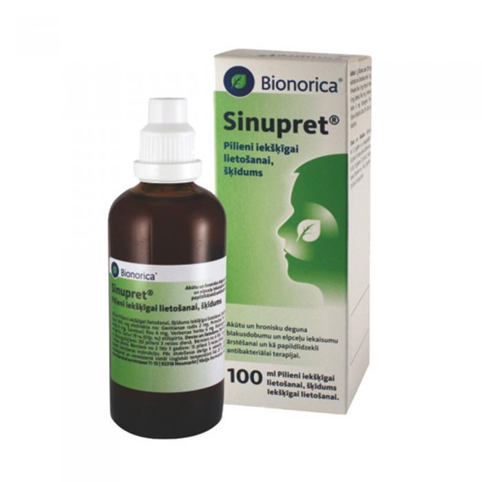 SINUPRET pilieni 100 ml 