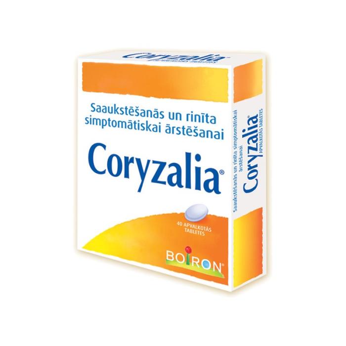 CORYZALIA  apvalkotās tabletes N40  