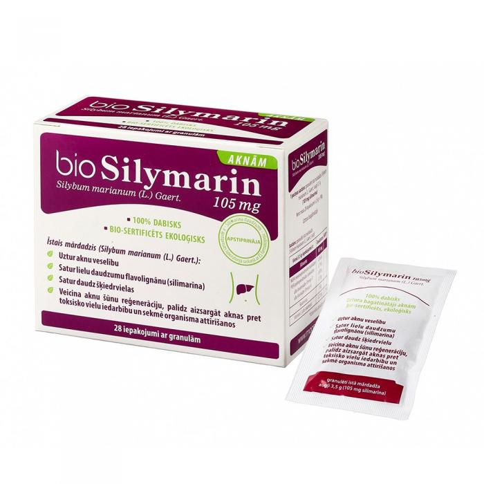BIOSILYMARIN 105 mg granulas N28 