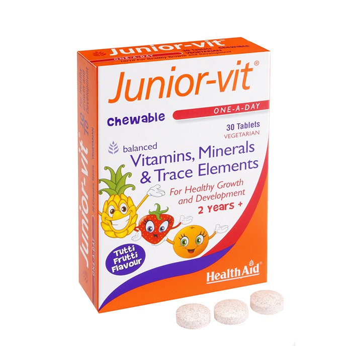 JUNIOR-VIT®, košļājamās tabletes N30