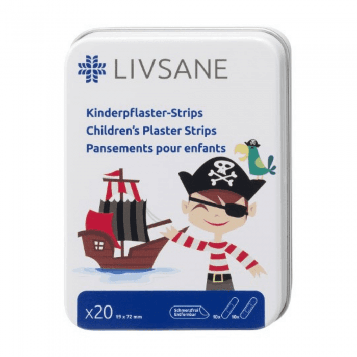 LIVSANE Pirāts bērnu plāksteri N20