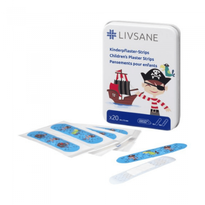 LIVSANE Pirāts bērnu plāksteri N20