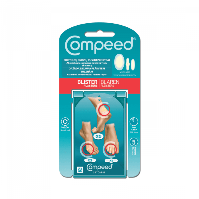 COMPEED® dažāda lieluma plāksteri tulznām N5