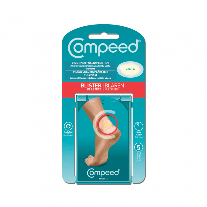 COMPEED®vidēja lieluma plāksteri tulznām N5