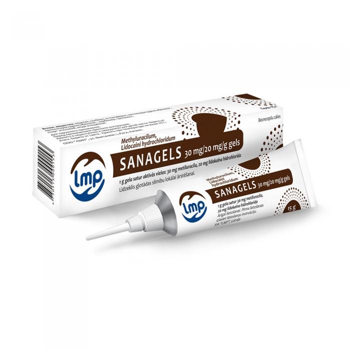 LMP SANAGELS 30 mg/20 mg/g gels 15 g