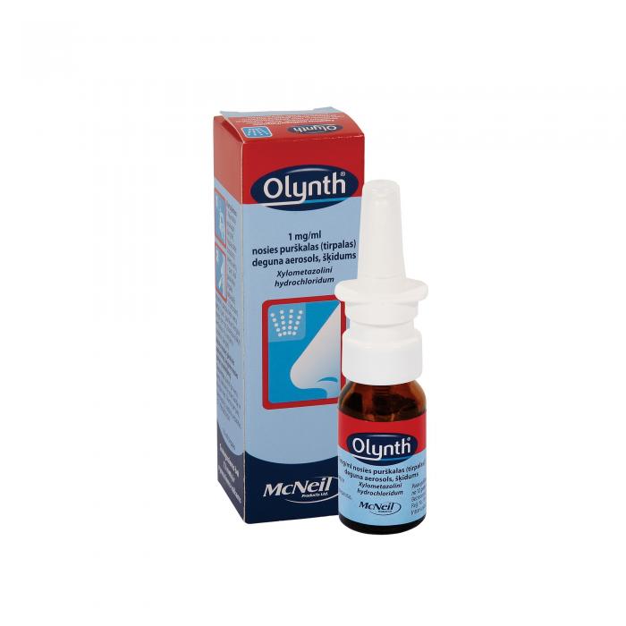 Olynth 1 mg/ml deguna aerosols, šķīdums N1