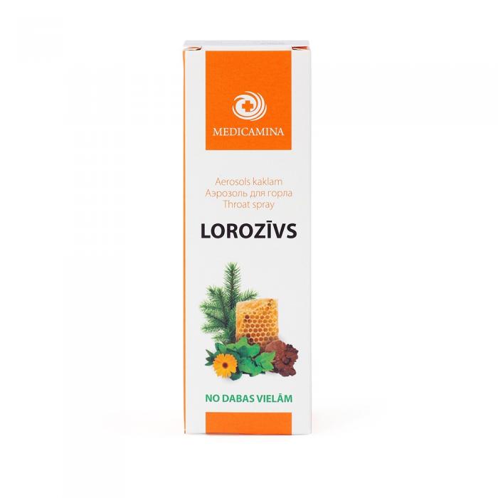 LOROZĪVS Spray kaklam aerosols 20 g   