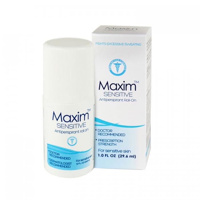 MAXIM Sensitive antiperspirants jutīgai ādai 29,6 ml 