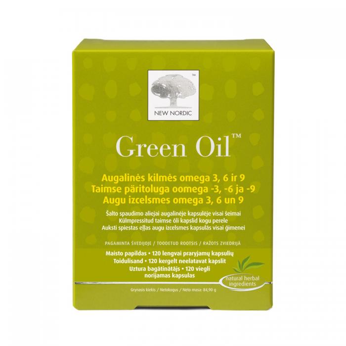 NEW NORDIC Green Oil augu izcelsmes kapsulas N120