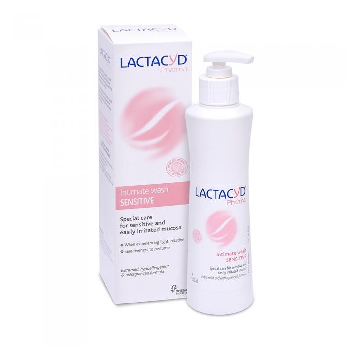 LACTACYD Sensitive intīmīmās higiēnas līdzeklis 250 ml