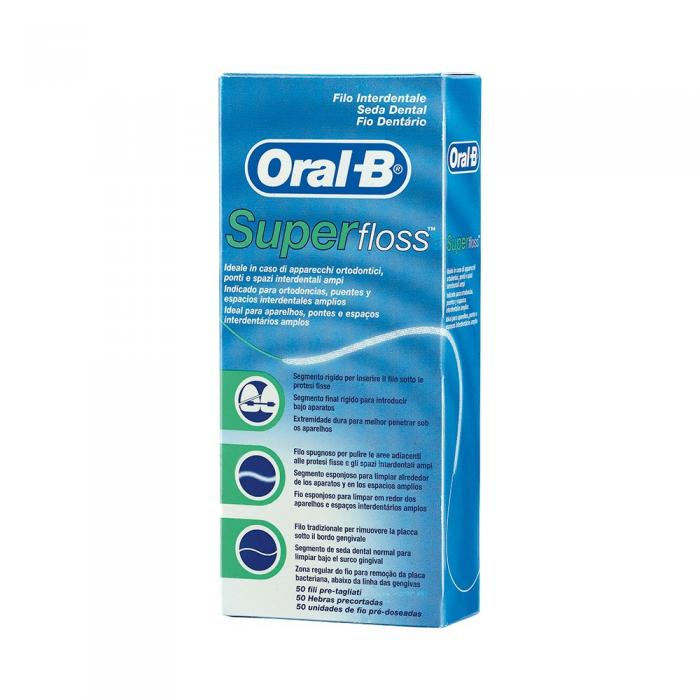ORAL-B Superfloss zobu diegs 50 m 