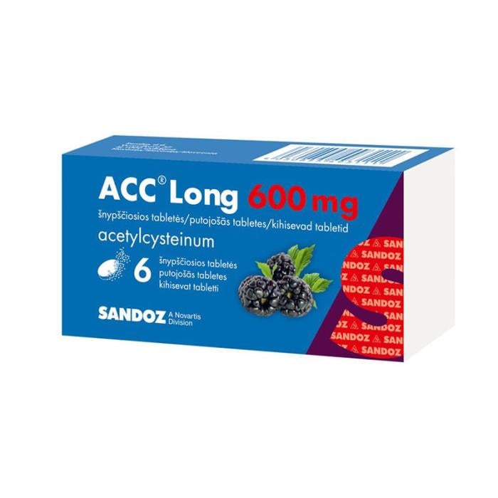 ACC Long 600 mg putojošās tabletes N6