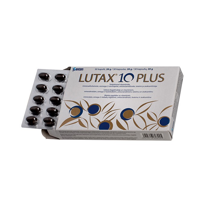 LUTAX 10 PLUS mīkstās kapsulas N30